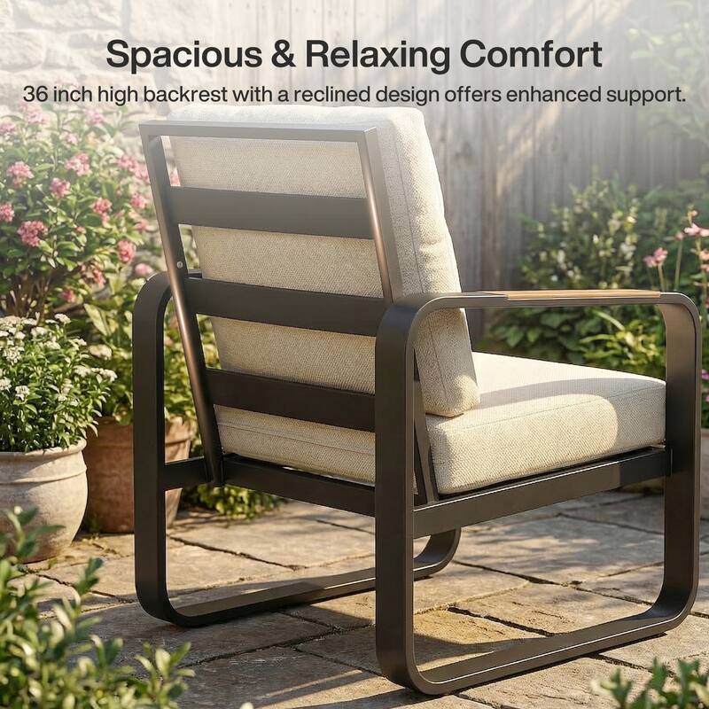 3-Piece Outdoor Patio Conversation Set