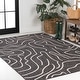 preview thumbnail 13 of 17, JONATHAN Y Nolan Modern Coastal Organic Shapes Indoor/Outdoor Area Rug