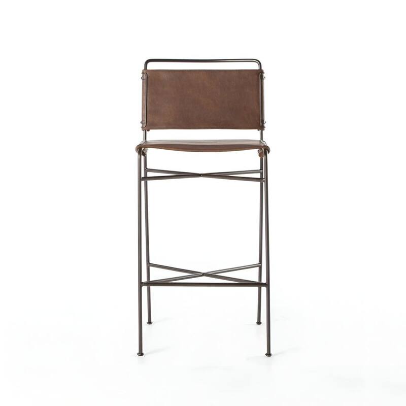 Besiana Vintage style Set of 4 Counter Stool