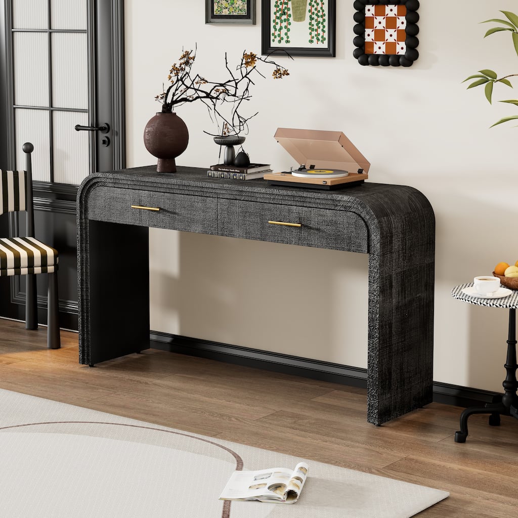 Console Table with Two Drawers