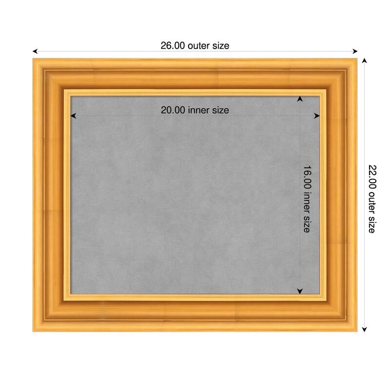 Amanti Art Sierra Black Brown Framed - 26 x 22 in - Sierra Gold