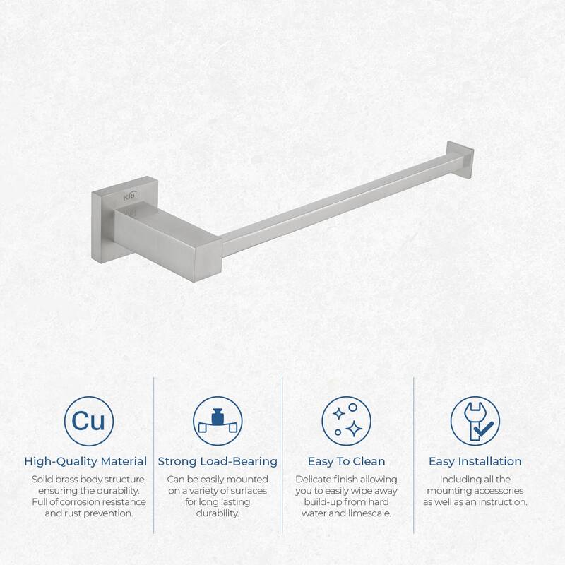 Cube 10 inch Bathroom Towel Bar