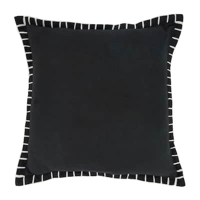 Simple Elegance Chunky Whip Stitch Throw Pillow