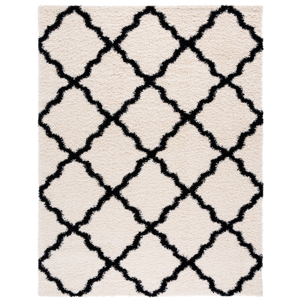 SAFAVIEH Dallas Shag Hacer Trellis 1.5-inch Thick Rug
