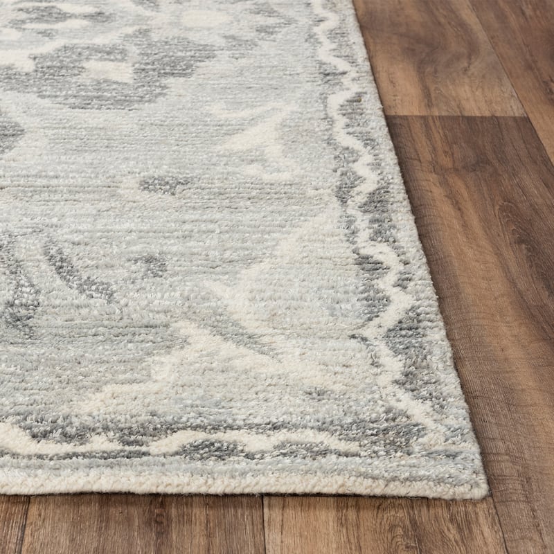 Alora Decor Tabatha Brown Hand-tufted Wool Blend Rug