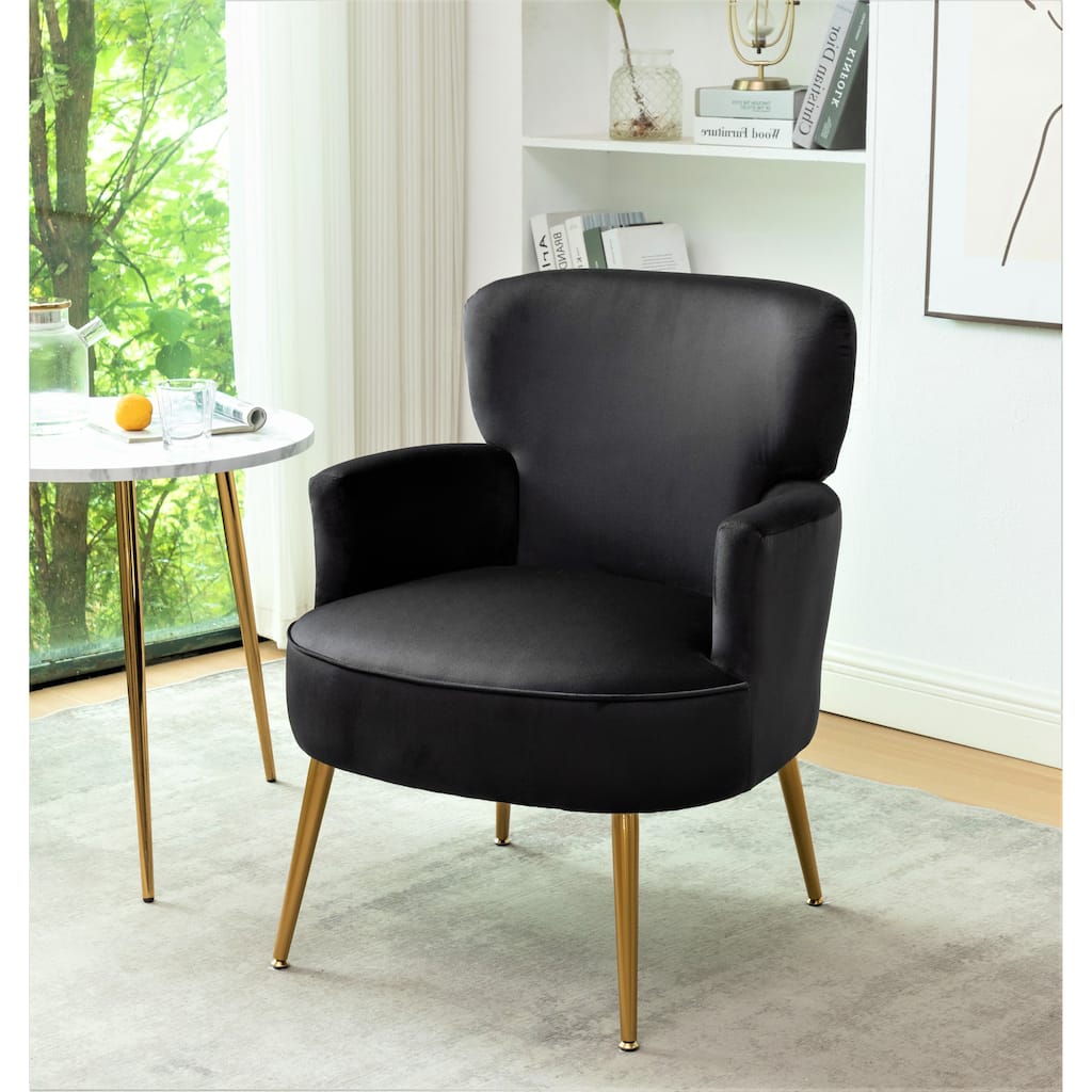 Ramisa Velvet Living Room Armchair.