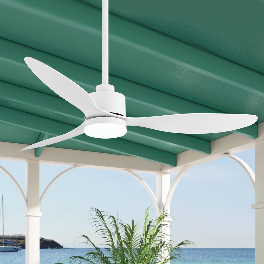 52 Inch LED Ceiling Fan with Lights Remote(3-Blade)