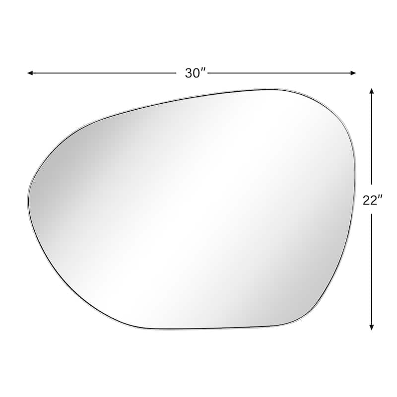 TEHOME Bertlinde wall mirror irregular shaped mirror for living room