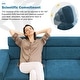 Adjustable Headrest 2-Seater Sofa Couch - Comfortable Velvet Loveseat ...