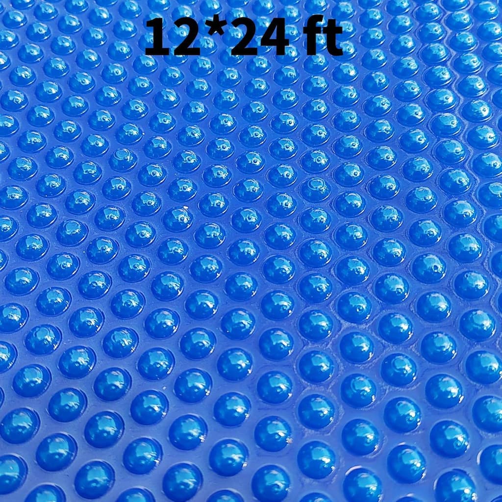 PE Bubble 16 Mil Solar Pool Cover for in Ground and Above Ground Swimming Pools