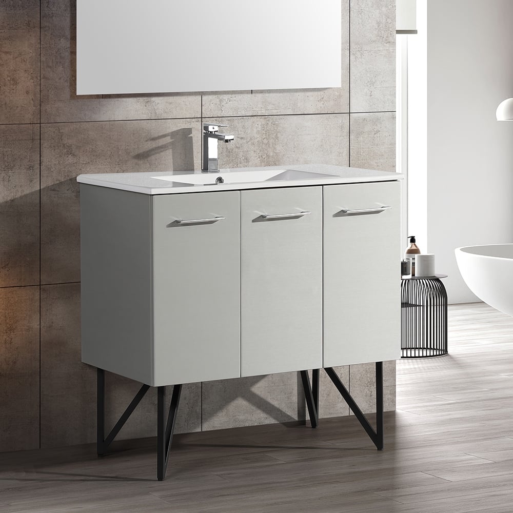 Swiss Madison Annecy 36" Single, Two Doors, One Drawer, Bathroom Vanity