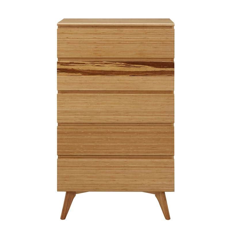 Sarah Five Drawer High Chest, Golden