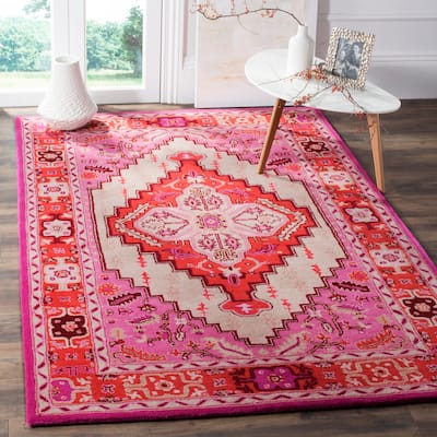 SAFAVIEH Handmade Bellagio Gracia Modern Oriental Wool Rug