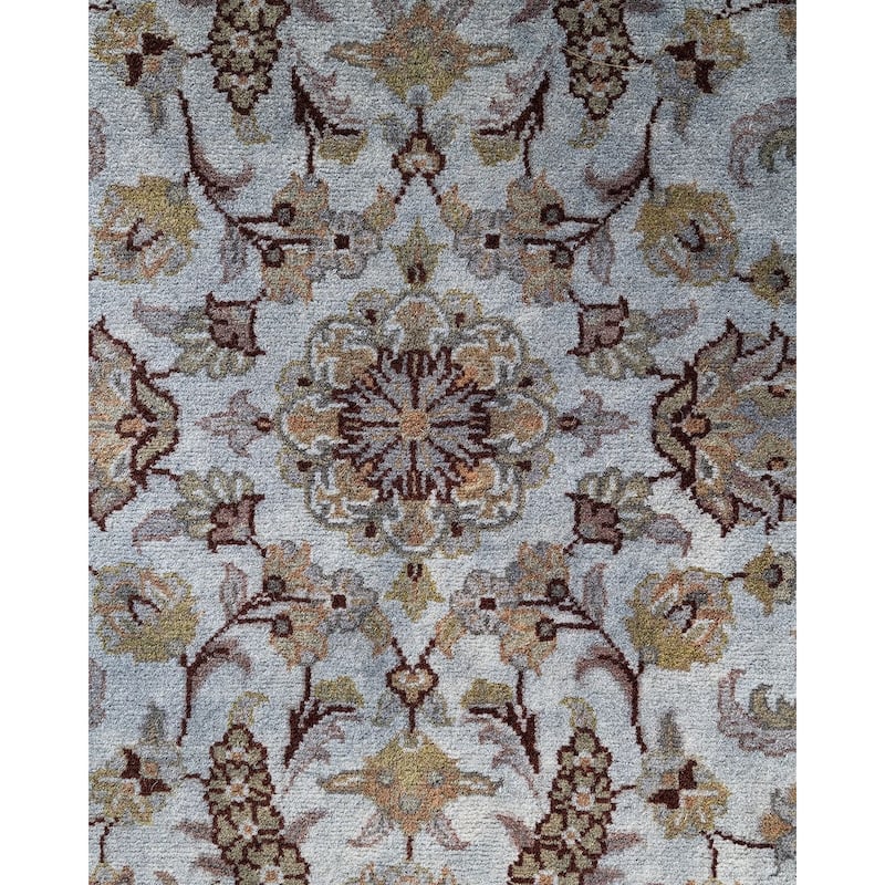 Contemporary Overdyed Wool Hand Knotted Area Rug - 3' 2" x 5' 3"