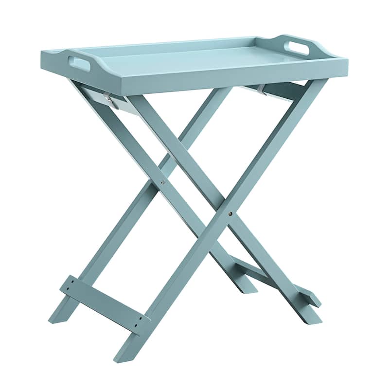 Convenience Concepts Designs2Go Folding Tray Table - Sea Foam
