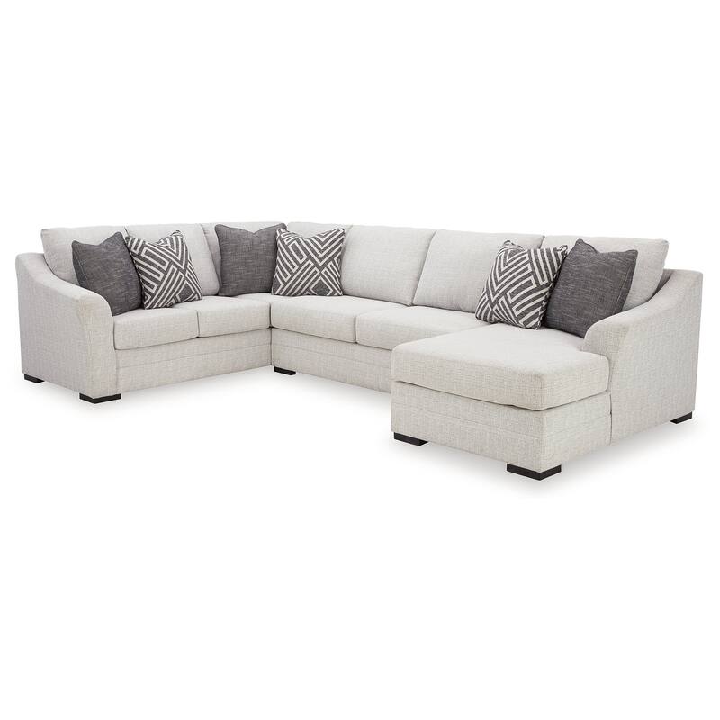 Signature Design by Ashley Koralynn Beige 3-Piece Sectional with Chaise