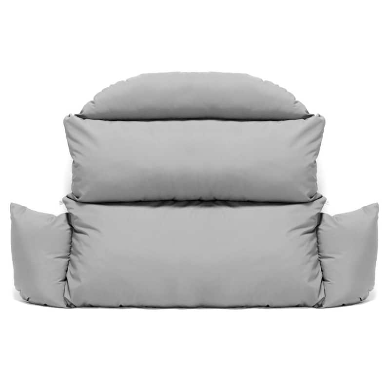 2-Person Hanging Egg Chair Cushion - Durable, Soft Outdoor Swing Seat Replacement - All Colors