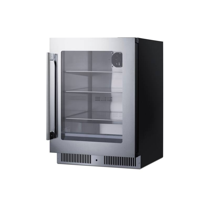 Summit SDHG2443LHD 24" Wide 80 Can Capacity Beverage Cooler with