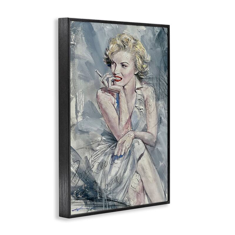 Stupell Elegant Marilyn Abstraction Framed Giclee Art Design By Lucille Lee