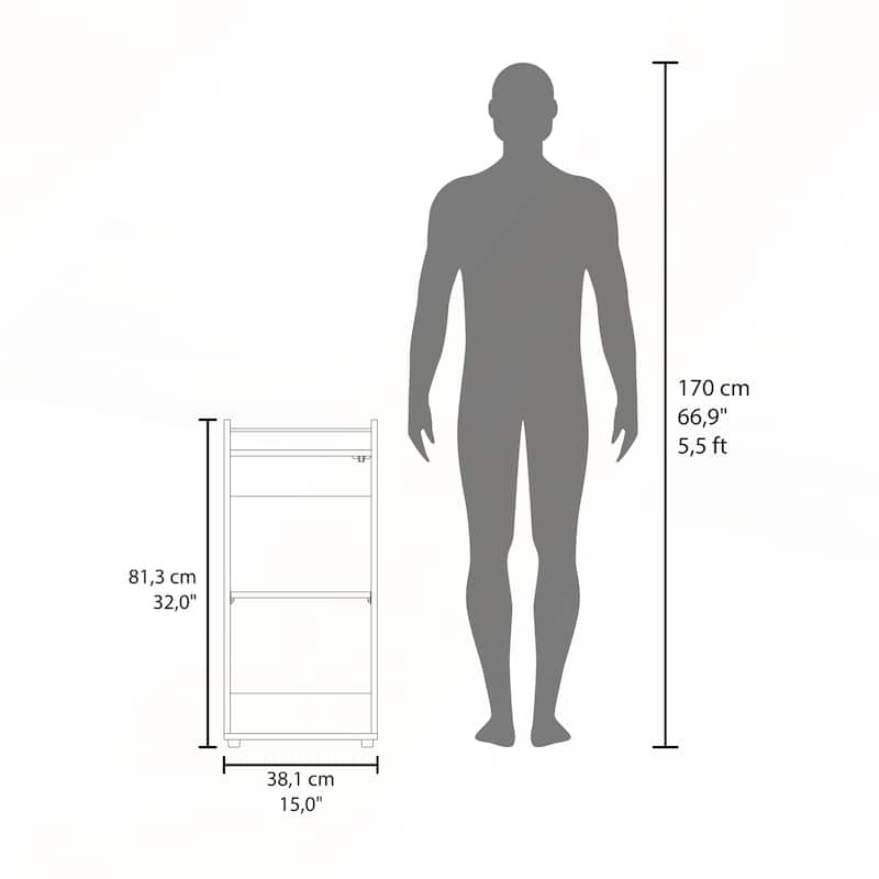 Theba Minibar Cabinet with Two Doors and Open Shelf for Modern Bar Storage