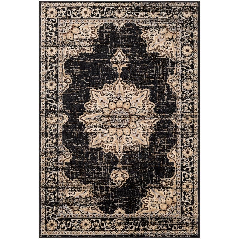 Livabliss Traditional Paramount Medallion Area Rug