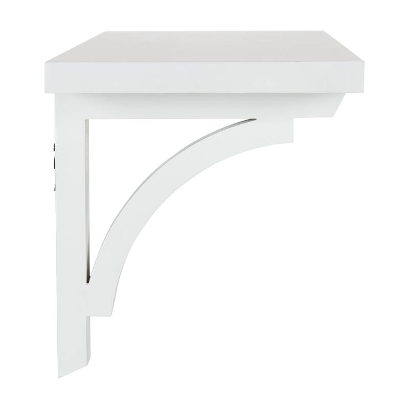 Kate and Laurel Corblynd Traditional Wood Wall Shelf