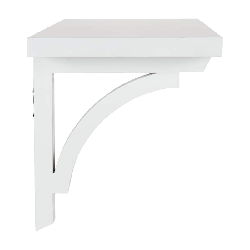 Kate and Laurel Corblynd Traditional Wood Wall Shelf