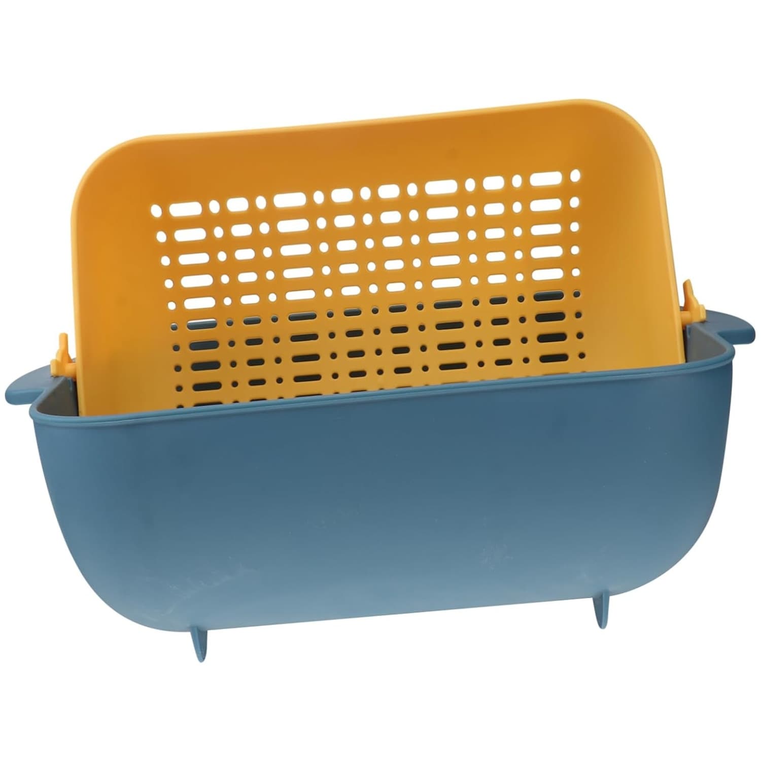 Double Plastic Fruit Drain Vegetable Washing Basket