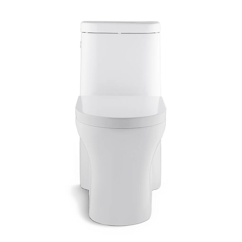 Monaco One Piece Elongated Left Side Flush Handle Toilet 1.28 gpf