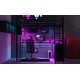 preview thumbnail 5 of 13, Full Metal Loft Bed with LED Desk & Storage