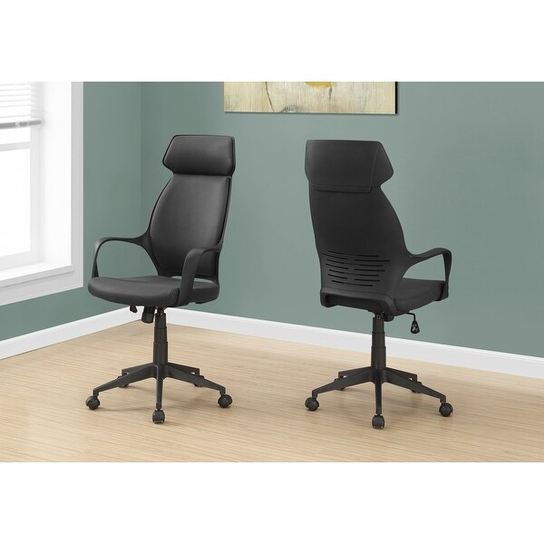 Microfiber executive office chair top