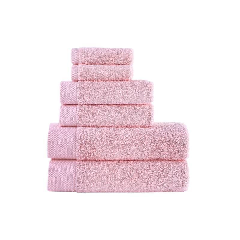 Brooks Brothers Solid Signature 6 pcs Towel Set - Pink