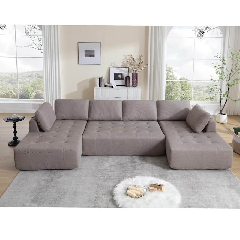 138.5 "Modular Combination Sofa U-shaped Sofa