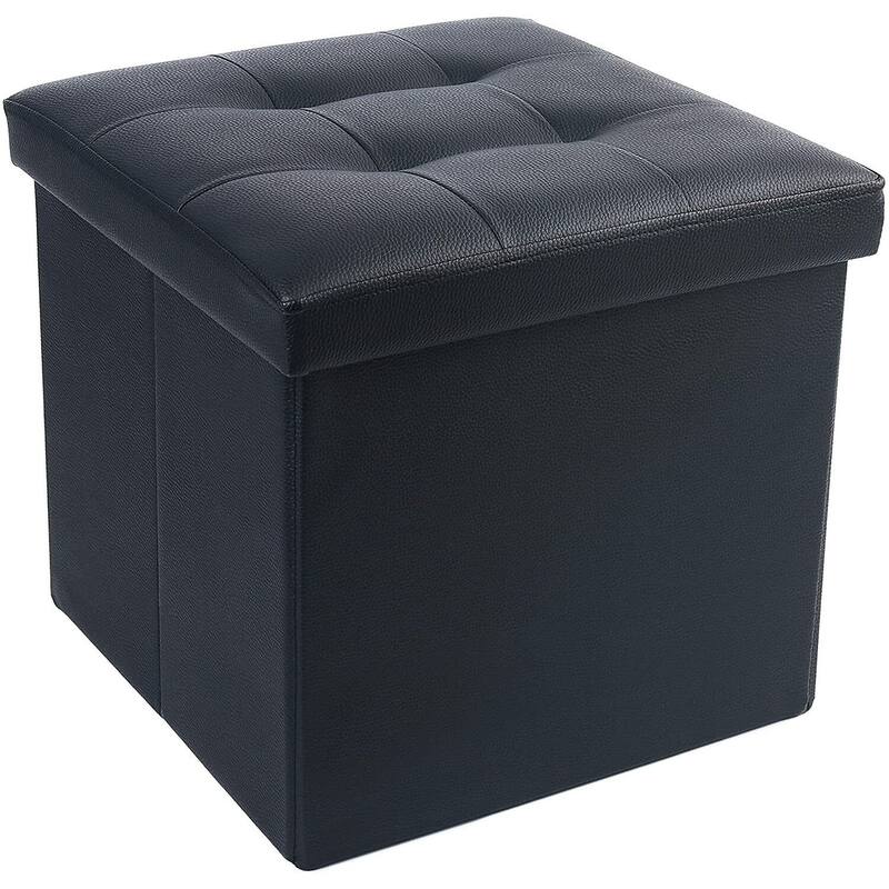 2 Pack Faux Leather Storage Ottomans for Dorm Bed Bath & Beyond