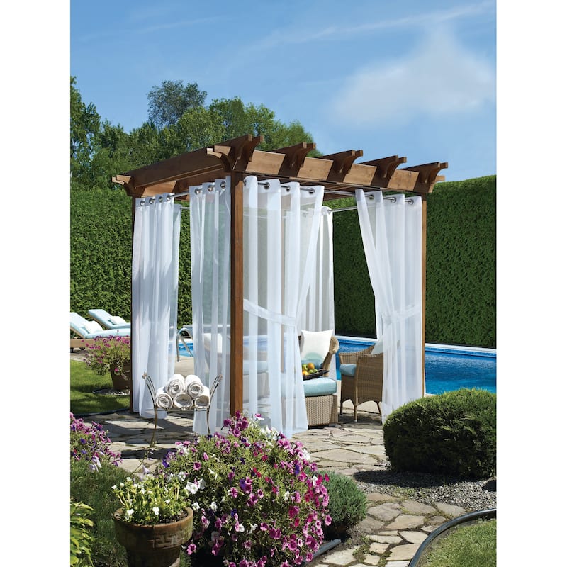 Escape Indoor/Outdoor Grommet Curtain Voile