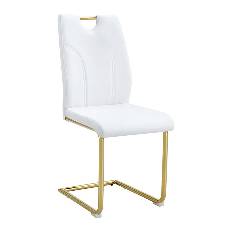 Dining Chairs With Gold Metal Chair Legs (Set Of 6)