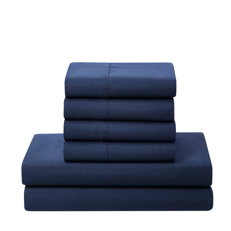 Sweet Home Collection Luxury Solid Bed-In-a-Bag with Sheet Set
