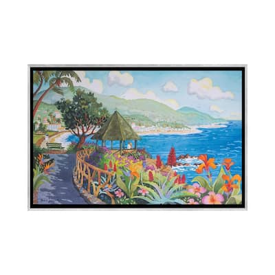 iCanvas "Laguna Gazebo Couple" by Robin Wethe Altman Framed