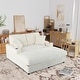 preview thumbnail 3 of 71, GDFStudio - Polyester 50.9" Loveseat Chaise Lounge Chair with Cup Holders