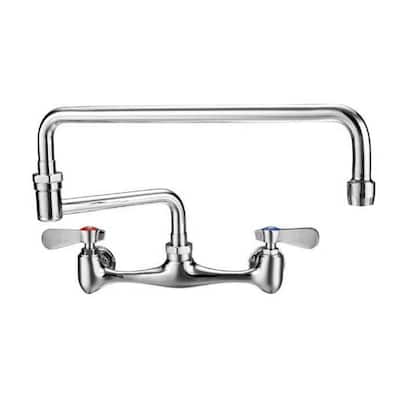 Whitehaus Noah Double Handle Wall Mounted Double Jointed Laundry