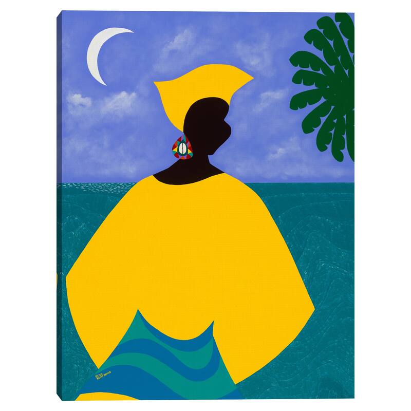 Yemanja Candomble Orisha by Synthia SAINT JAMES Canvas Art Print