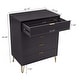 preview thumbnail 33 of 68, Manhattan Comfort Dumbo Modern 5-Drawer Tall Dresser.