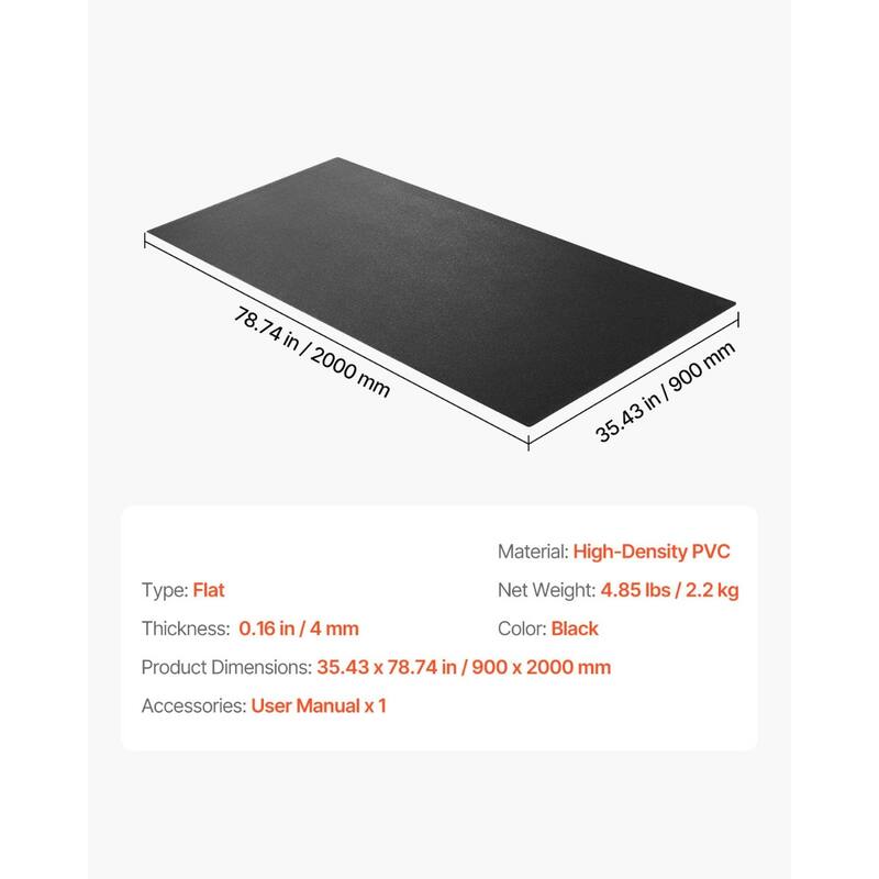 Treadmill Mat for Carpet Floo Exercise Equipment Mat