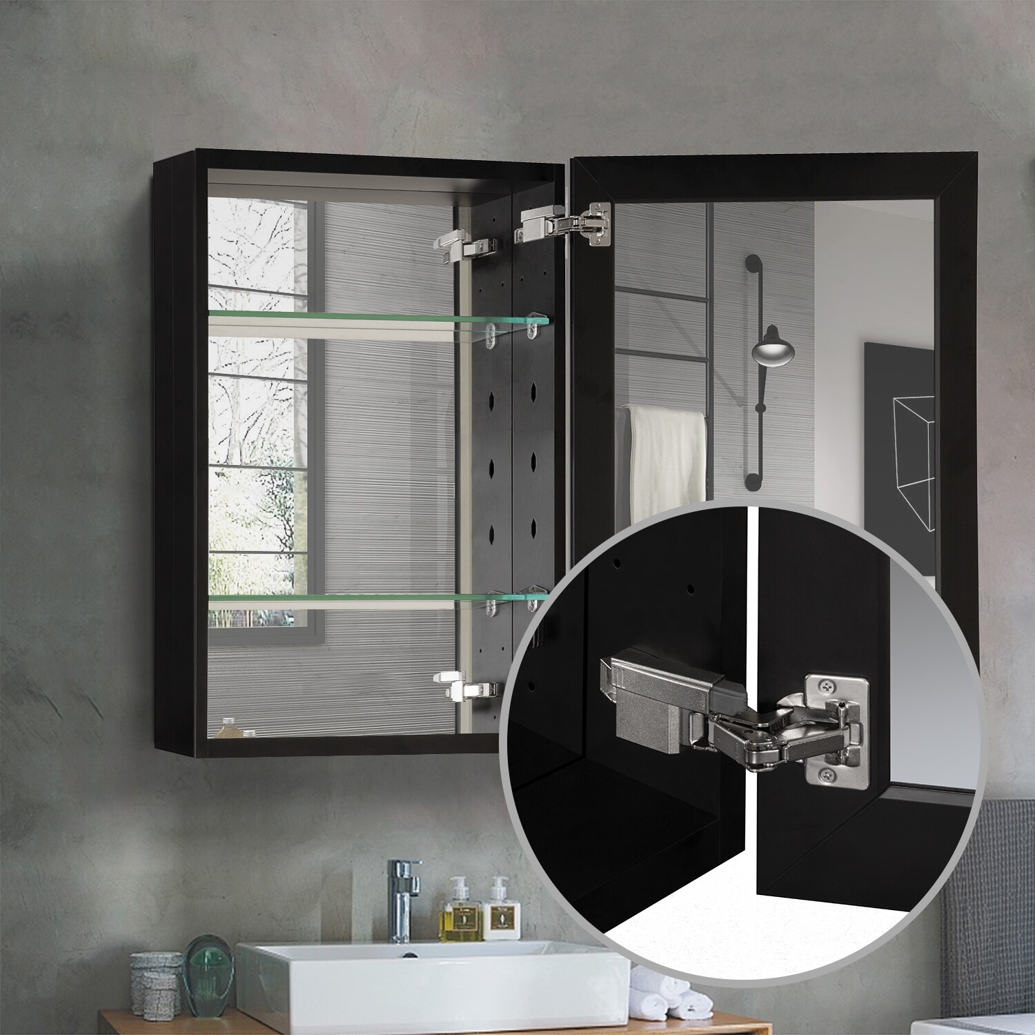 Shop Black Friday Deals On 16 X 20 Inch Frameless Bathroom Medicine Cabinet Overstock 32192654