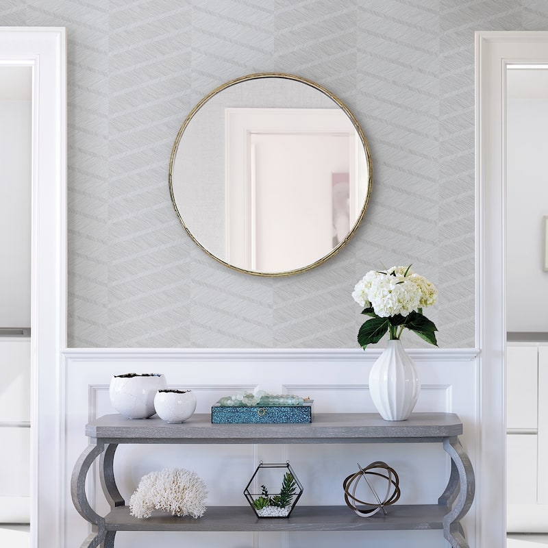 Scott Living Aspen Grey Chevron Wallpaper