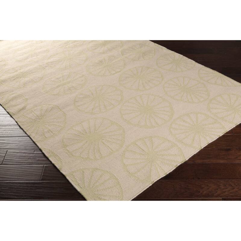 Hand-woven Carlotta Flatweave Wool Area Rug (8' x 11')