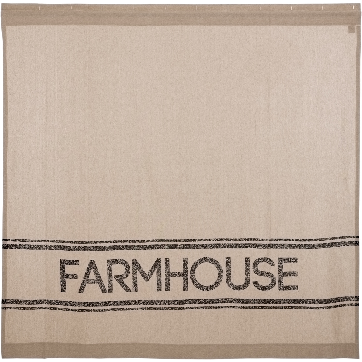 Details about   Cow Farmhouse Shower Curtain Tan Cotton Chambray Grain Sack Stripes Sawyer Mill 