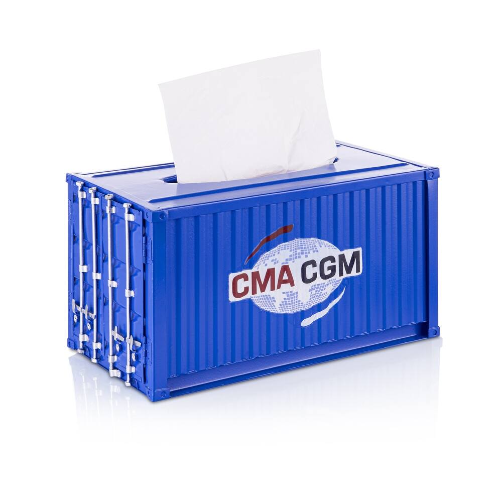 Metal Shipping Container Tissue Box Cover