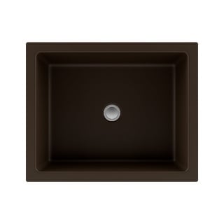 Lexicon Platinum V330 Quartz Composite Rectangle Vanity Sink - Galaxy Mocha