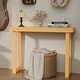 preview thumbnail 8 of 27, Modern Console Table Solid Wood for Entryway or Hallway Decor